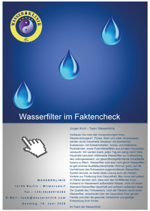 Wasserfilter-Vergleich 2025 PDF kostenlos